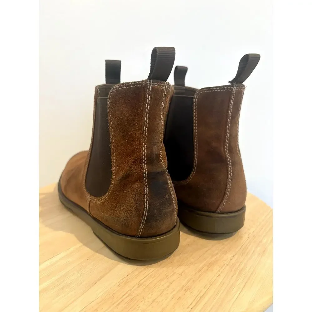 Clarks Men's Collection Brown Suede Chelsea Boots